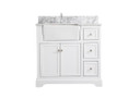 Plumbing Bath Chests/Vanities by Elegant Lighting ( 173 | VF60236WH-BS Franklin ) 