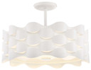 Semi-Flush Mts. Drum Shade by George Kovacs ( 42 | P1302-655-L Coastal Current ) 