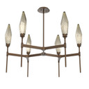 Mid. Chandeliers Glass Up by Hammerton Studio ( 404 | CHB0050-37-FB-CB-001-L1 Rock Crystal ) 