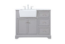 Plumbing Bath Chests/Vanities by Elegant Lighting ( 173 | VF60242GR Franklin ) 