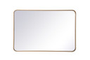 Mirrors Rectangle/Square by Elegant Lighting ( 173 | MR802740BR Evermore ) 