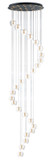 Large Chandeliers Glass Shade by ET2 ( 86 | E24169-18BKGLD Newton ) 