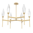 Mid. Chandeliers Glass Up by Hammerton Studio ( 404 | CHB0050-37-GB-CC-001-L3 Rock Crystal ) 