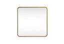 Mirrors Rectangle/Square by Elegant Lighting ( 173 | MR803030BR Evermore ) 