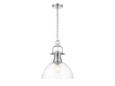 Pendants Glass Down by Golden ( 62 | 3602-L CH-CLR Duncan ) 