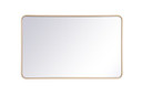 Mirrors Rectangle/Square by Elegant Lighting ( 173 | MR803048BR Evermore ) 