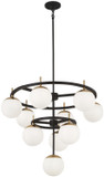 Mid. Chandeliers Glass Down by George Kovacs ( 42 | P1358-618 Alluria ) 