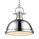 Pendants Metal Shade by Golden ( 62 | 3602-L PW-CH Duncan ) 