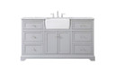Plumbing Bath Chests/Vanities by Elegant Lighting ( 173 | VF60260GR Franklin ) 