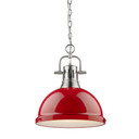 Pendants Metal Shade by Golden ( 62 | 3602-L PW-RD Duncan ) 