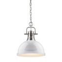 Pendants Metal Shade by Golden ( 62 | 3602-L PW-WH Duncan ) 