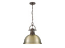 Pendants Metal Shade by Golden ( 62 | 3602-L RBZ-AB Duncan ) 
