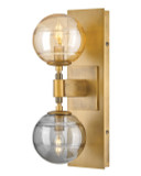 Sconces Double Glass by Fredrick Ramond ( 138 | FR30502HBR Oberon ) 