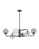 Mid. Chandeliers Glass Up by Fredrick Ramond ( 138 | FR30506BX Oberon ) 