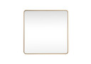 Mirrors Rectangle/Square by Elegant Lighting ( 173 | MR804848BR Evermore ) 