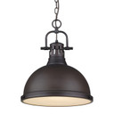 Pendants Metal Shade by Golden ( 62 | 3602-L RBZ-RBZ Duncan ) 