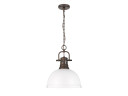 Pendants Metal Shade by Golden ( 62 | 3602-L RBZ-WHT Duncan ) 
