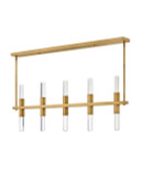 Linear/Island 4 Light + by Fredrick Ramond ( 138 | FR30608HBR Cecily ) 