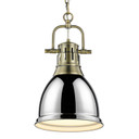 Mini Pendants Metal Shade by Golden ( 62 | 3602-S AB-CH Duncan ) 