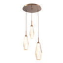 Mini Pendants 3 Light Cluster by Hammerton Studio ( 404 | CHB0049-03-BB-RA-C01-L1 Aalto ) 