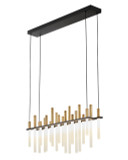 Linear/Island 4 Light + by Fredrick Ramond ( 138 | FR30705BLK Echo ) 