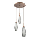 Mini Pendants 3 Light Cluster by Hammerton Studio ( 404 | CHB0049-03-BB-RS-C01-L1 Aalto ) 