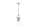Mini Pendants Glass Down by Golden ( 62 | 3602-S CH-CLR Duncan ) 