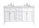 Plumbing Bath Chests/Vanities by Elegant Lighting ( 173 | VF12560DWH Park Avenue ) 