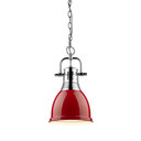 Mini Pendants Metal Shade by Golden ( 62 | 3602-S CH-RD Duncan ) 