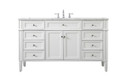 Plumbing Bath Chests/Vanities by Elegant Lighting ( 173 | VF12560WH Park Avenue ) 
