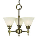 Mini Chandeliers Glass Shade by Framburg ( 8 | 2438 AB/WH Taylor ) 