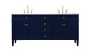Plumbing Bath Chests/Vanities by Elegant Lighting ( 173 | VF12572DBL Park Avenue ) 