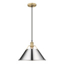 Pendants Metal Shade by Golden ( 62 | 3306-L BCB-CH Orwell ) 