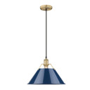 Pendants Metal Shade by Golden ( 62 | 3306-L BCB-NVY Orwell ) 