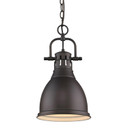 Mini Pendants Metal Shade by Golden ( 62 | 3602-S RBZ-RBZ Duncan ) 