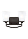 Bathroom Fixtures Two Lights by Generation Lighting ( 1 | 4424502-710 Hanford ) 