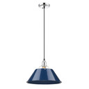 Pendants Metal Shade by Golden ( 62 | 3306-L CH-NVY Orwell ) 