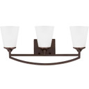 Bathroom Fixtures Three Lights by Generation Lighting ( 1 | 4424503-710 Hanford ) 