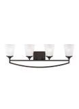 Bathroom Fixtures Four Lights by Generation Lighting ( 1 | 4424504-710 Hanford ) 