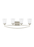 Bathroom Fixtures Four Lights by Generation Lighting ( 1 | 4424504-962 Hanford ) 