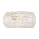 Flush Mounts Glass Down by Golden ( 62 | 6076-FM WHT-WR Marlee ) 