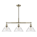 Linear/Island 3 Light Bar by Golden ( 62 | 3306-LP AB-CLR Orwell ) 