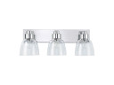 Bathroom Fixtures Three Lights by Golden ( 62 | 0314-BA3 CH-CLR Remy ) 