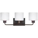 Bathroom Fixtures Three Lights by Generation Lighting ( 1 | 4428803EN3-710 Canfield ) 