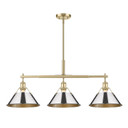 Linear/Island 3 Light Bar by Golden ( 62 | 3306-LP BCB-CH Orwell ) 