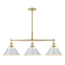 Linear/Island 3 Light Bar by Golden ( 62 | 3306-LP BCB-DB Orwell ) 