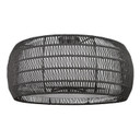 Semi-Flush Mts. Drum Shade by Golden ( 62 | 6805-6SF BLK-MBR Everly ) 