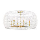 Semi-Flush Mts. Drum Shade by Golden ( 62 | 6808-6SF MBG-WR Ellie ) 