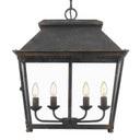 Foyer/Hall Lanterns Glass w/Frame by Golden ( 62 | 0804-4P ABI Abingdon ) 