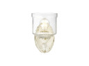 Sconces Single Glass by Golden ( 62 | 0806-1W AI-HWG Keating ) 